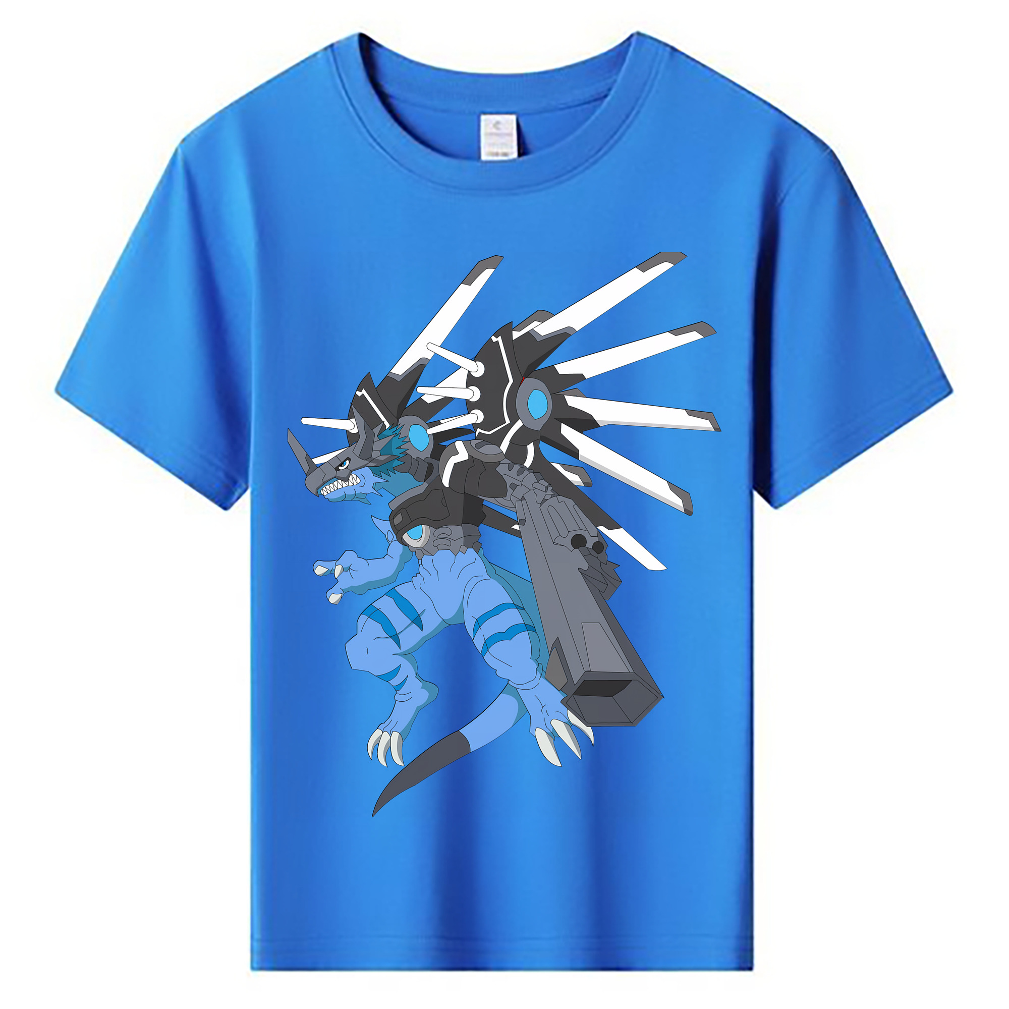 （画像用） Digimon デジタルモンスター/デジモン 綿100％キッズTシャツ（フロントプリント）